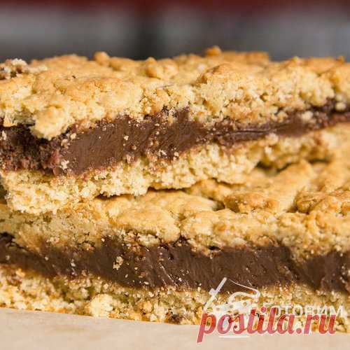 Овсяное печенье с шоколадной начинкой - пошаговый рецепт с фото на Готовим дома