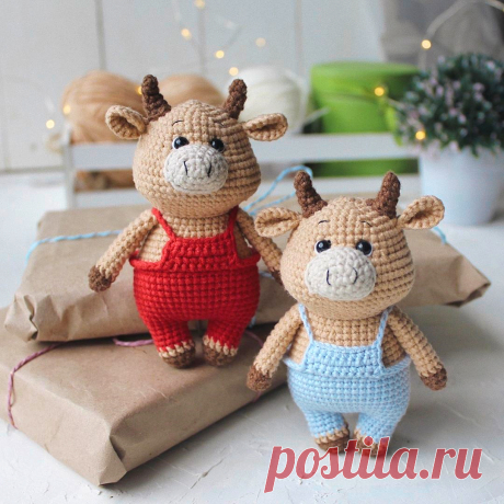 PDF Бычок крючком. FREE crochet pattern; Аmigurumi animal patterns. Амигуруми схемы и описания на русском. Вязаные игрушки и поделки своими руками #amimore - бык, маленький бычок, корова, коровка, телёнок.
