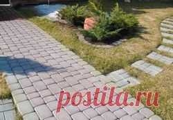 Как сделать плитку для садовых дорожек на даче своими руками