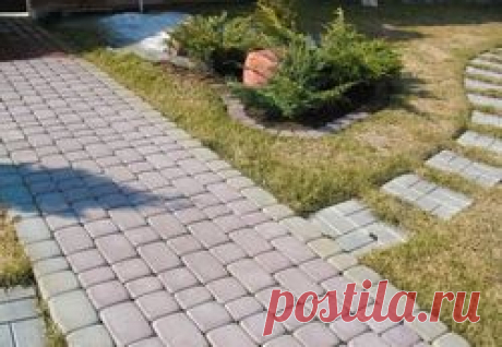 Как сделать плитку для садовых дорожек на даче своими руками