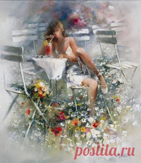 Легкость бытия в картинах художника Вильяма Хенритса - Ярмарка Мастеров - ручная работа, handmade