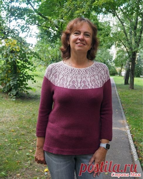 Джемпер Майолика - Вязание спицами - Страна Мам