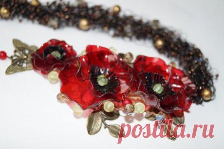 Колье маки | Золотые Руки