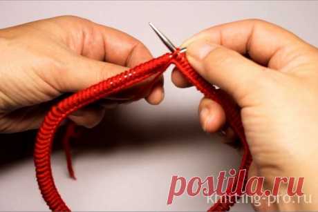 Соединение начального ряда в круговом вязании - knitting-pro.ru - От азов к мастерству