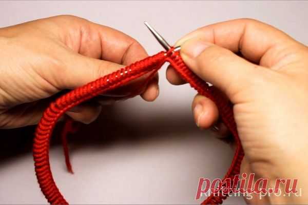 Соединение начального ряда в круговом вязании - knitting-pro.ru - От азов к мастерству