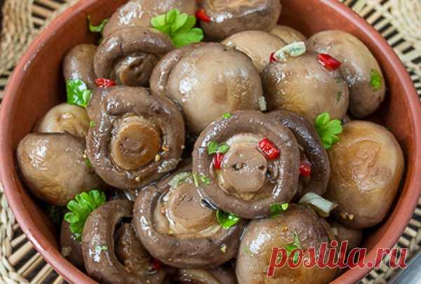 Вкусный и быстрый рецепт грибочков в маринаде | Готовим ДОМА | Яндекс Дзен