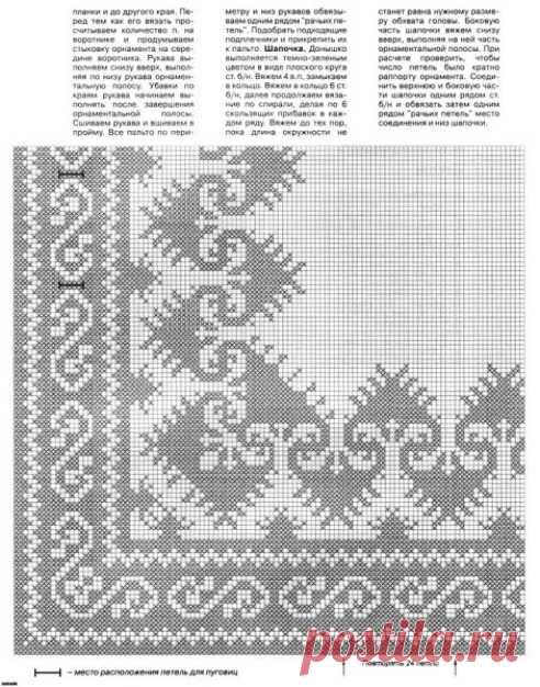 Жаккардовые изделия крючком