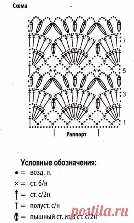 Ажурное платье с красивым узором