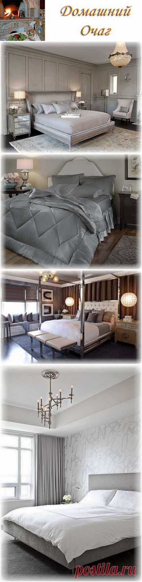 Серебряный дизайн спальни: идеи и вдохновение