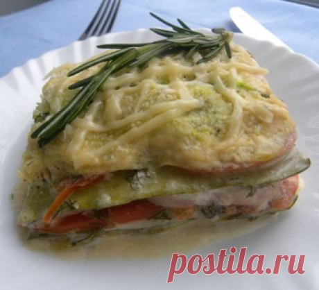 Лазанья кабачковая. Пошаговый рецепт с фото на Gastronom.ru