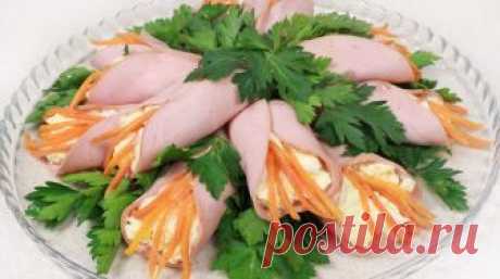 Закусочный букет с сыром: очень быстро и красиво