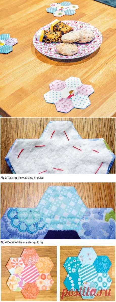 Scrappy Hexi Coasters. Patchwork ~ Для вдохновения