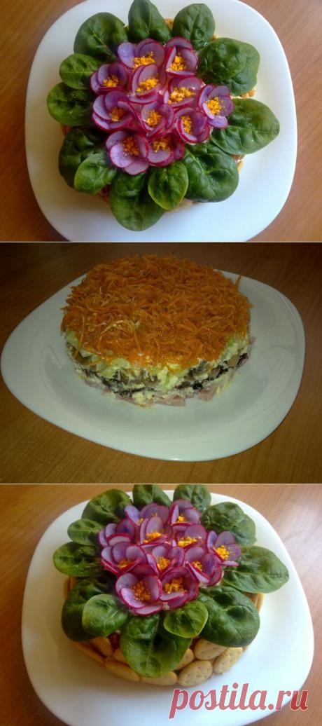 Салат &quot;Фиалки&quot;.