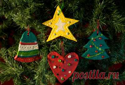 Поделки из соленого теста. Новогодние поделки и елочные игрушки из соленого теста