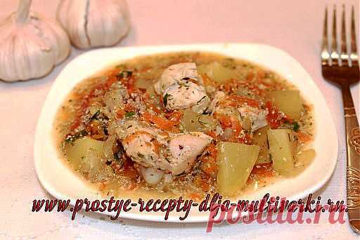 Тушеная курица в мультиварке | Простые рецепты для мультиварки
