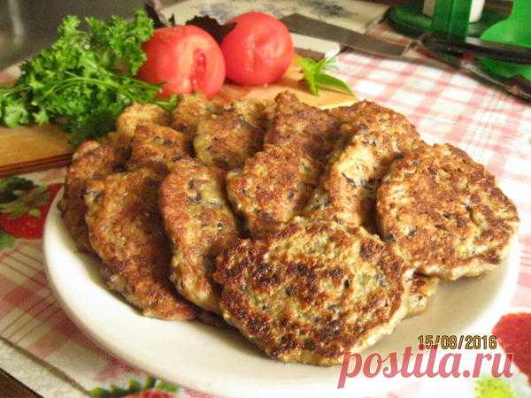 Оладушки из баклажанов