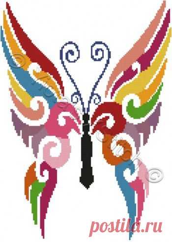 Butterfly No2 cross stitch kit, pattern | Yiotas XStitch
