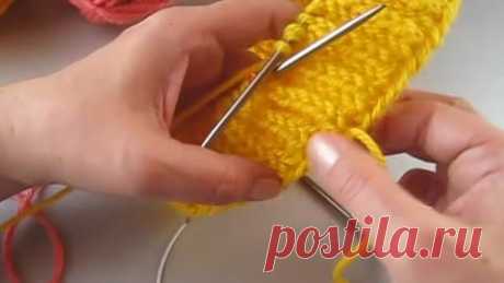 Как набрать петли на круговые спицы и правильно соединить? | Вераша | Вязание | Дзен