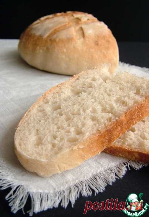 Простой пшеничный хлеб на закваске – кулинарный рецепт