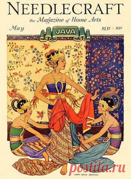 Обложки журнала &quot;Рукоделие&quot; (Needlecraft) 1930-х годов.