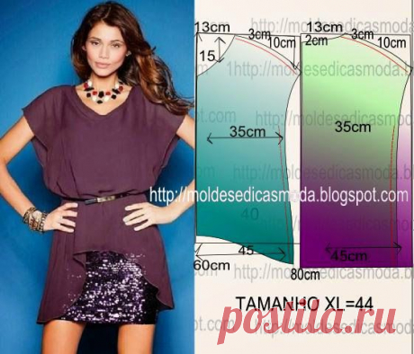 Moldes Moda por Medida: BLUSA FÁCIL DE FAZER-41