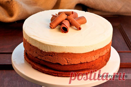 Трехслойный шоколадный торт-мусс: что может быть вкуснее...