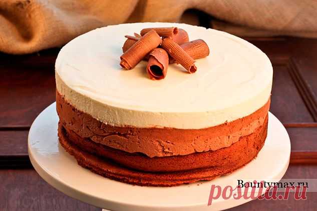 Трехслойный шоколадный торт-мусс: что может быть вкуснее...