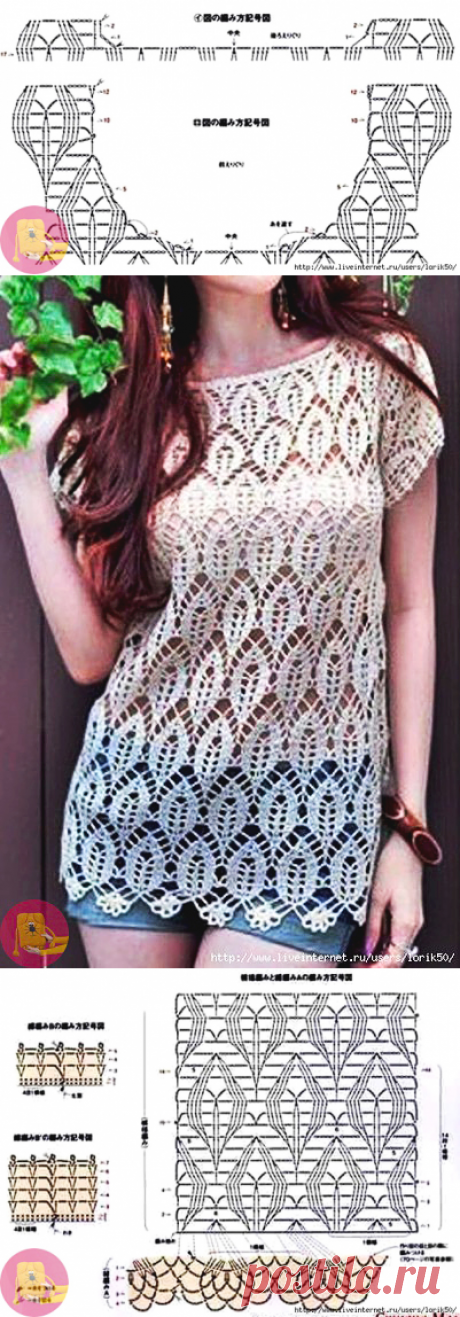 Блузка, красивее которой вы еще не видели — Сделай сам, идеи для творчества - DIY Ideas