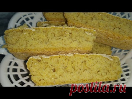 ВЕГАНСКИЙ пшенный хлеб без дрожжей, глютена, масла