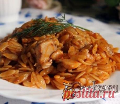 Паста с курицей в испанском стиле фото рецепт приготовления