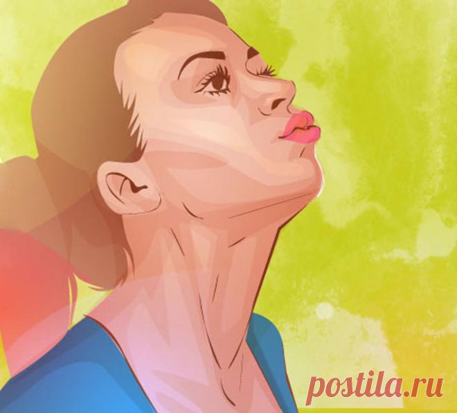 ИДЕАЛЬНОЕ УПРАЖНЕНИЕ: избавитесь от ВТОРОГО подбородка ЗА НЕДЕЛЮ