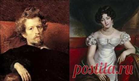 Карл Брюллов и Юлия Самойлова. 
Больше чем любовь... 
 
В 1875 году, в обстановке бедности, близкой к нищете, в Париже умирала бездетная и капризная старуха, жившая только воспоминаниями о том, что было и что умрет вместе с нею. Ни миланским, ни петербургским родичам, казалось, не было дела до одинокой женщины, когда-то промелькнувшей на русском небосклоне "как беззаконная комета в кругу расчисленных светил". Это была графиня Ю.П.Самойлова; ее захоронили на одном из парижс...