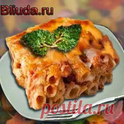 Макаронная запеканка с баклажанами. | Bliuda.ru