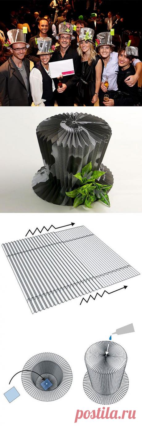 Волшебная Шляпа из бумаги.Мастерим к Новому году.