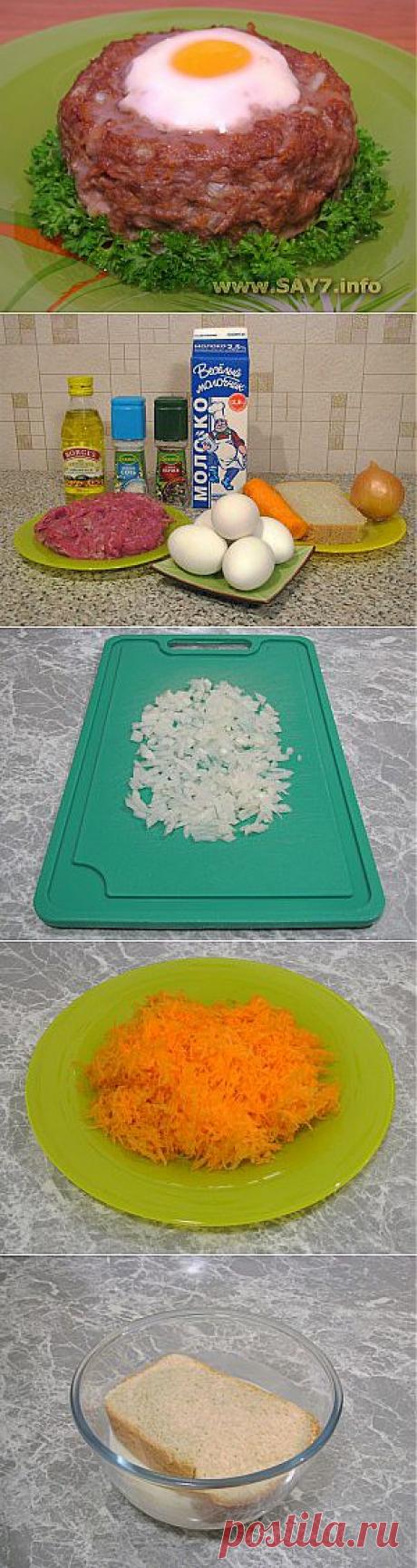 «Гнездышки» из фарша