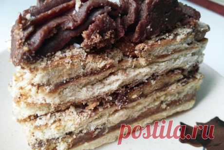 Вот это вкуснятина! Потрясающе вкусный тортик без выпечки! Пробуйте, не пожалеете!
Торт без выпечки &quot;Кофе с шоколадом&quot; Смотри на сайте...
