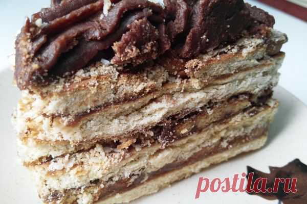 Вот это вкуснятина! Потрясающе вкусный тортик без выпечки! Пробуйте, не пожалеете!
Торт без выпечки "Кофе с шоколадом" Смотри на сайте...