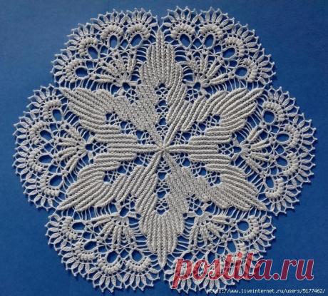 Красивая салфетка &quot;Звезда&quot;