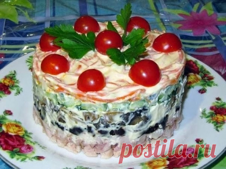 Вкусные рецепты: Салат &quot;Вкуснятина&quot;