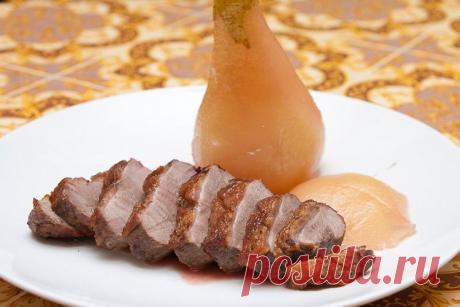 Изысканный вкус и оригинальная подача: утиная грудка в винном соусе — Вкусные рецепты