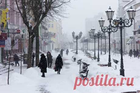 Синоптики: снег прекратится только в понедельник - Новости Mail.Ru