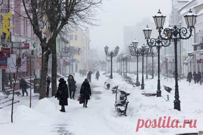 Синоптики: снег прекратится только в понедельник - Новости Mail.Ru