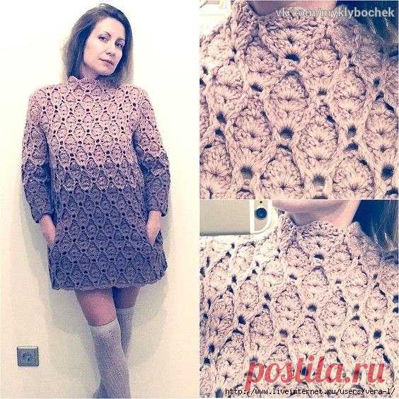 Узор для туники крючком
#вязание #крючком