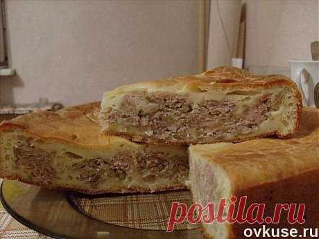 Мясной пирог заливной - Простые рецепты Овкусе.ру