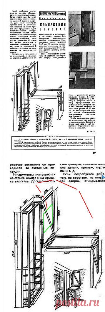 Компактный верстак | Самоделкино