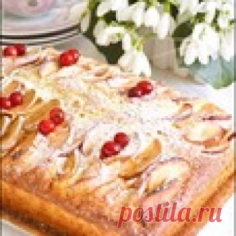 Пирог с яблоками Кулинарный рецепт
