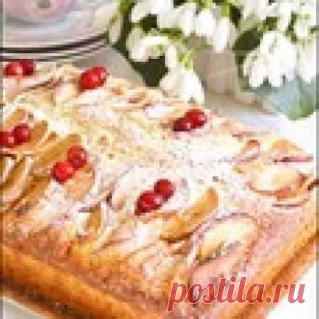 Пирог с яблоками Кулинарный рецепт