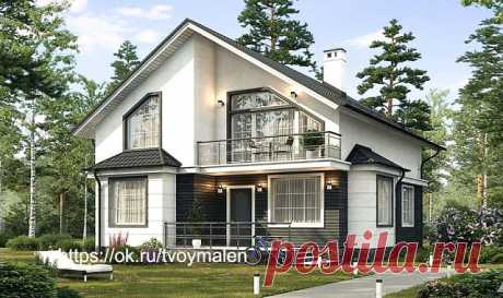 Общая площадь  147.89 м2+ террасы, балконы - 21,02 кв.м.
 Стоимость строительства из газоблоков  под ключ от 5,1 млн.р.  Цена действительна при отсутствии уклона местности, высоких грунтовых вод, а также при возможности въезда на участок крупногабаритной грузовой техники.