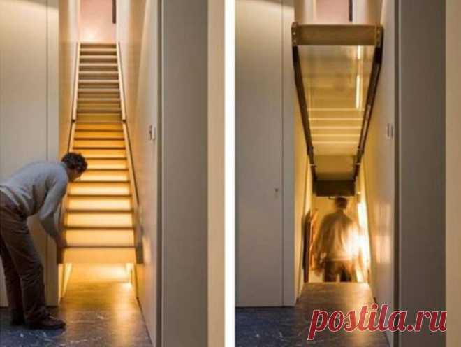 Потайные комнаты и прочие секретные помещения | Чёрт побери Когда мы думаем о каком-нибудь сугубо индивидуальном и очень личном месте, то на ум в первую очередь приходят различного рода потайные комнаты и все, что с ними связано. Однако одними лишь мечтами ограничиваются не все, и находятся те, кто обустраивает в своих домах что-то секретное. Это могут быть потайные комнаты, подвалы, гаражи и прочие секретные помещения, с которыми нас с вами познакомит данная подборка.