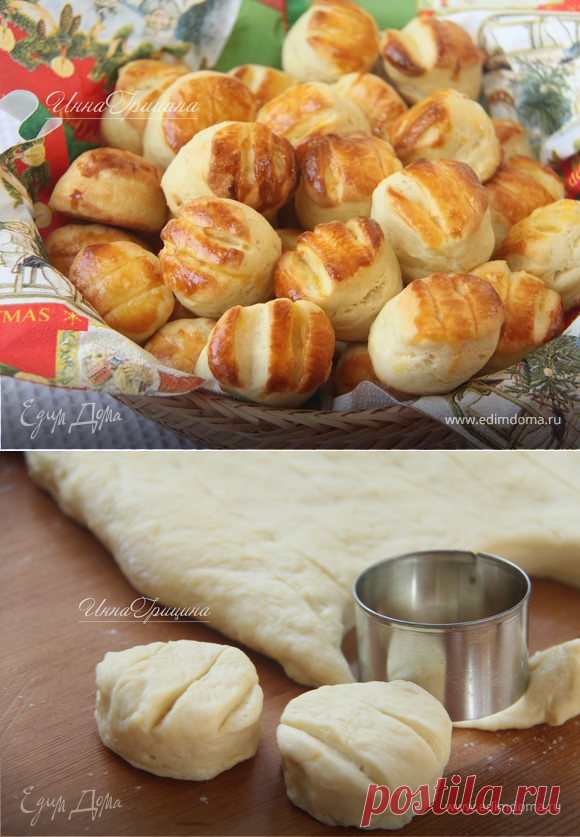 Картофельные пышки от Фаркаша Вилмоша (Burgonyás pogácsa). Ингредиенты: сливочное масло, соль, дрожжи свежие | Официальный сайт кулинарных рецептов Юлии
